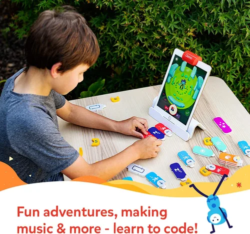 Vista 4 de Osmo - Kit de iniciación de codificación para iPad Detective Agency Bundle - Base STEM Toy iPad incluida (exclusivo de Amazon)
