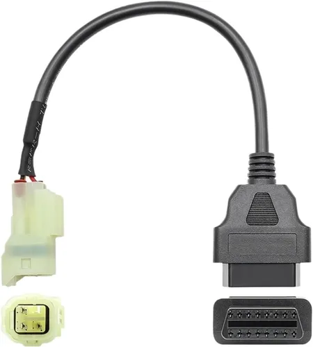 Vista 2 de for OBD2 Connector Motorcycle Motobike for for Moto for for Ducati OBD 2 Extension Cable(for Del phi 6pin)