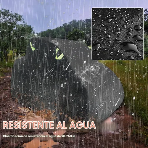 Vista 3 de StarknightMT Cubierta para UTV 420D RZR de alta resistencia de 2 a 3 plazas Verde fluorescente