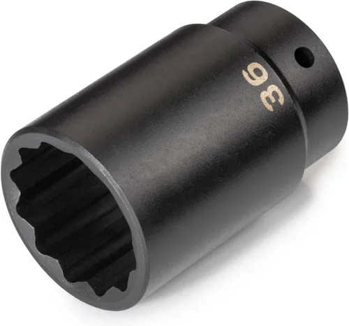 Vista 44 de TEKTON Dado de Impacto de 12 Puntos Poco Profundo de 1/2 Pulgada x 17 mm SID22317