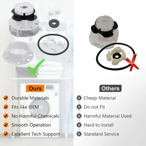 Vista 5 de 285811 Kit de reparación de agitador de leva mediano, compatible con lavadoras Whirlpool, reemplaza AP3138838, 2744, 285746, 285811VP