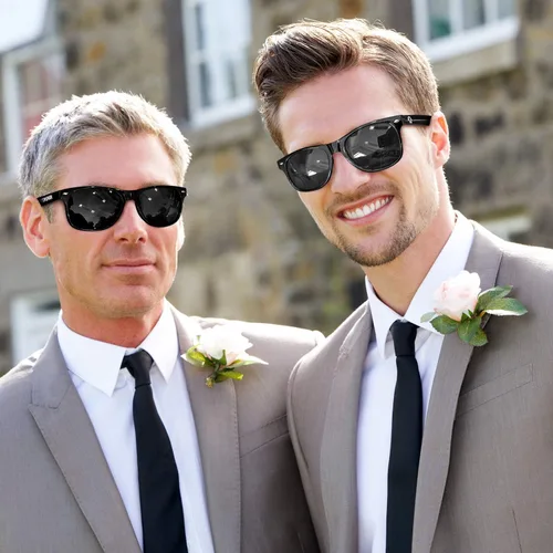 Vista 2 de Bachelor Sunglasses Bachelor Party Supplies for Groom Best Man Groomsmen