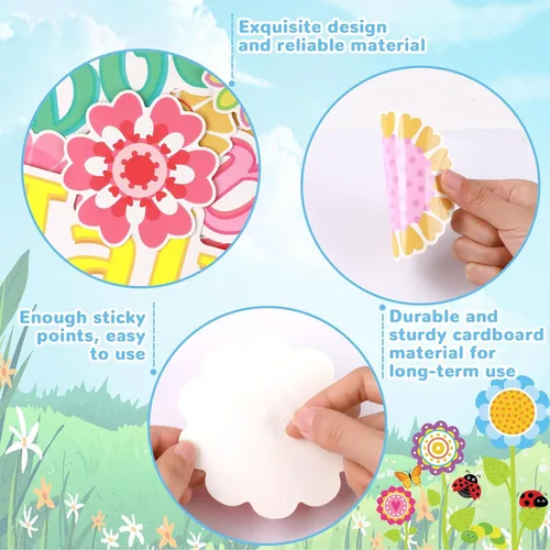 Vista 3 de Reading Makes Your Mind Bloom - Juego de tablones de anuncios para aula, decoración de primavera para decoración de boletines de primavera