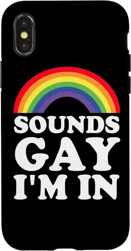 Vista 5 de Funny Gay Pride Sounds Gay I'm In LGBTQ Case for iPhone 16