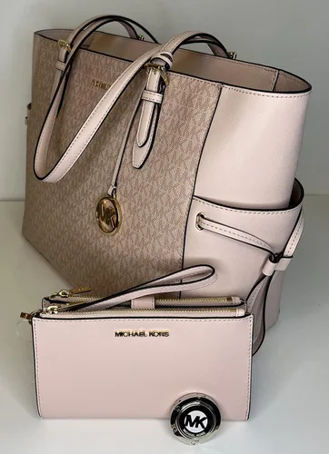 Vista 4 de MICHAEL Michel Kors Gilly - Bolso grande de viaje con cordón con doble cremallera y gancho de Michael Kors