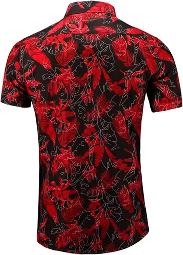 Vista 3 de 2023 Summer New Shirt for Men Solid Slim Fit Shirt Loose Large Tees Fashion Casual Short Sleeve T Shirt for Men