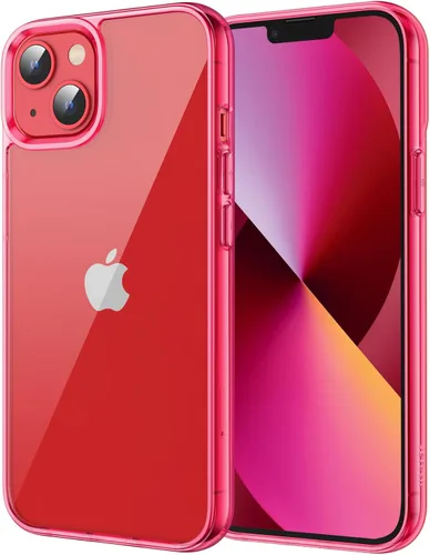 Vista 8 de JETech - Funda para iPhone 13 de 15,5 cm, cubierta de goma a prueba de golpes que no se pone amarilla, parte trasera transparente antiarañazos