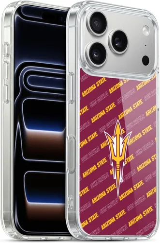 Vista 29 de Head Case Designs Funda de gel ASU Camou con licencia oficial de la Universidad Estatal de Arizona [protección de grado militar] compatible