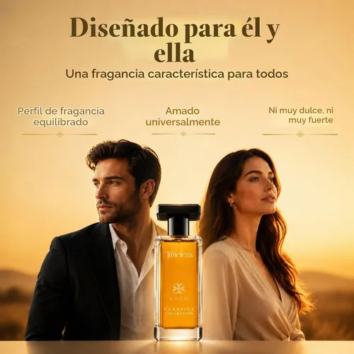 Vista 5 de Timeless by Avon Cologne Spray 1.7 oz Mujeres Cologne for Women & Men — Long-Lasting Floral Perfume with Bergamot, Jasmine & Patchouli — Clean