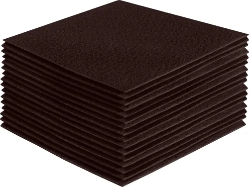 Vista 174 de FabricLA Hojas de fieltro acrílico para manualidades, cuadrados de fieltro precortados suaves de 4 x 4 pulgadas (3.9 in x 3.9 in), utiliza hojas