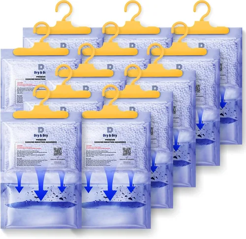 Vista 11 de Dry & Dry Deshumidificadores absorbentes de humedad prémium para el hogar, sótano, dormitorio, pequeños deshumidificadores – absorbentes de humedad