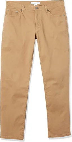 Vista 5 de Tienda Essentials Pantalón de sarga elástico de 5 bolsillos para hombre