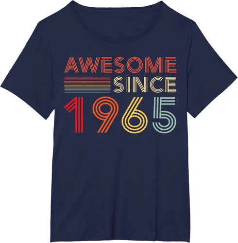 Vista 12 de Camiseta retro de 60 cumpleaños decoraciones para hombres 60 años 1965 60, Negro