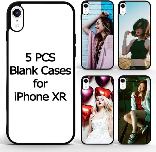 Vista 12 de Funda de teléfono de sublimación compatible con iPhone 11/5 piezas, prensa de calor personalizada imprimible en blanco, aluminio y TPU suave