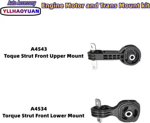 Vista 5 de Soporte de motor y transversal de 4 piezas compatible con Civic 1.8L de 2006, 2007, 2008, 2009, 2010, 2011 de repuesto para A4546 A4530 A4534 A4543