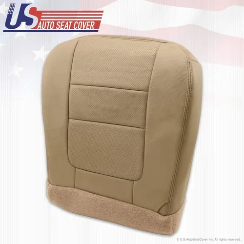 Vista 2 de 2001 para Ford F250 F350 Lariat Driver & Passenger Bottom Fundas de asiento de cuero TAN