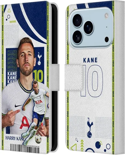 Vista 18 de Head Case Designs Officially Licensed Tottenham Hotspur F.C. Cristian Romero 2022/23 First Team Leather Wallet Case Compatible with Apple iPhone 11