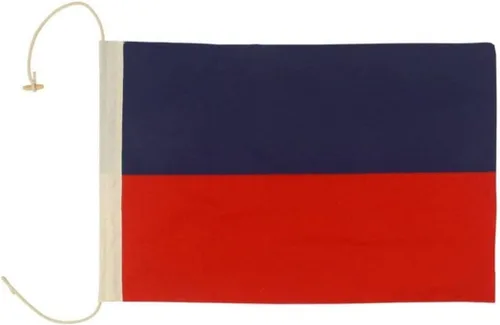 Vista 9 de Hampton Nautical Letra F Bandera de tela náutica del alfabeto, letra S