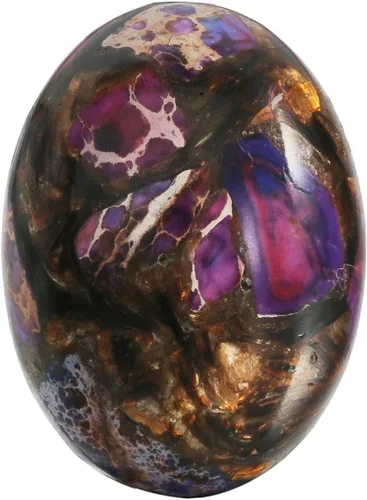 Vista 22 de rockcloud, piedras ovales semi-preciosas de sedimento marino (Jaspe del Mar) para hacer joyas