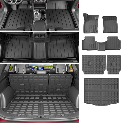 Vista 25 de powoq - Alfombrilla de suelo de 6 asientos compatible con Jeep Grand