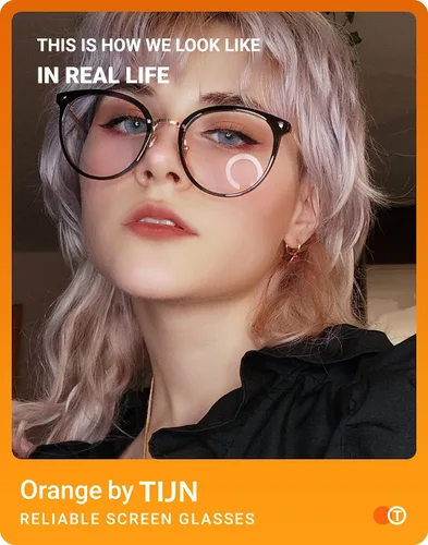 Vista 2 de Gafas TIJN de óptica con montura redonda de metal, estilo vintage, bloquean la luz azul, gafas sin prescripción con montura para mujer