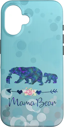 Vista 31 de iPhone 12 Pro Max - Carcasa para iPhone 12, diseño floral, color azul claro