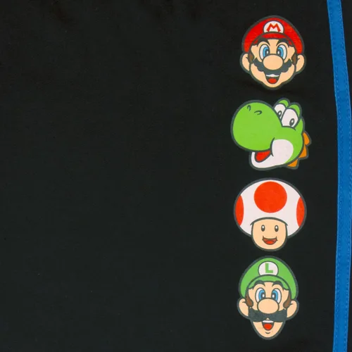 Vista 6 de Nintendo Super Mario - Juego de 2 piezas de camiseta de manga larga para niños y pantalones deportivos, paquete de 2 unidades para niños y niños