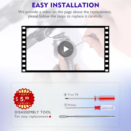 Vista 7 de Rueda de bola + conector de cabeza de aspiradora de repuesto compatible con Dyson V10 V11 V15 100W accesorios de cabezal limpiador de alto par