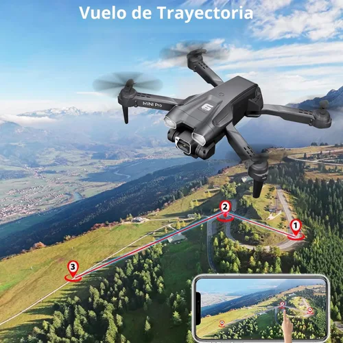 Vista 3 de MOCVOO Drone con cámara para adultos, drones mini FPV HD 1080P para niños principiantes, juguetes plegables de cuadricóptero RC para niños y niñas