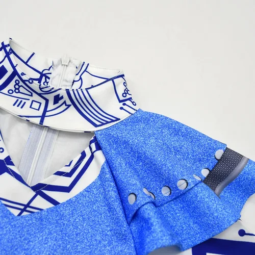 Vista 5 de Mukola Disfraz de extraterrestre zombi para niños vestido de película para niñas vestido elegante de Halloween fiesta de cosplay de 3 a 12 años