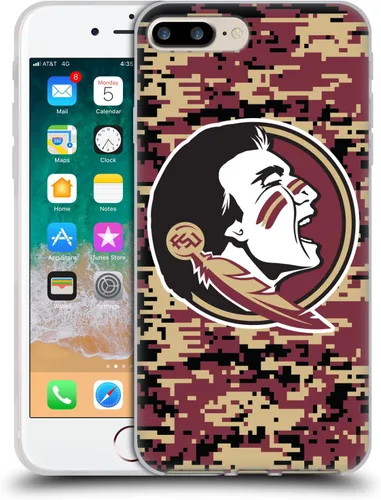 Vista 104 de Oficial Universidad Estatal de Florida FSU Soft Gel Case para iPhone de Apple 7 Plus/iPhone 8 Plus, Banner