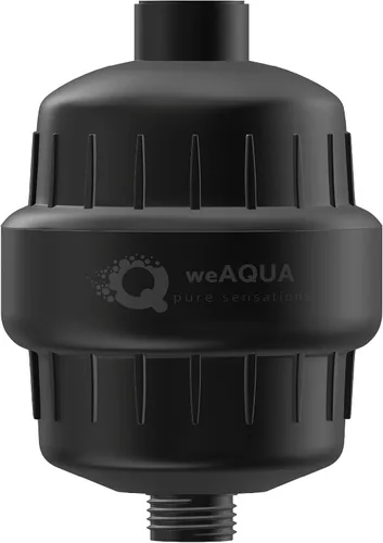 Vista 10 de weAQUA - Filtro de ducha resistente sin BS – 99% de eliminación para agua dura, cloro, fluoruro, metales pesados, micro-vida, orgánicos y más