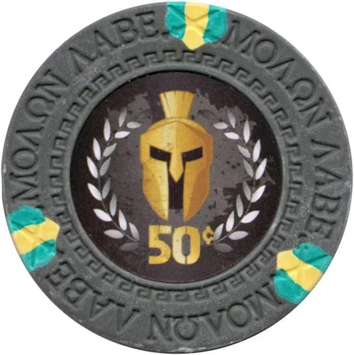 Vista 7 de Versa Games Spartan - Fichas de póquer de arcilla en 0.48 oz, paquete de 50 unidades (elige colores)