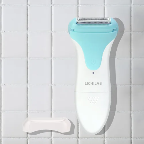 Vista 7 de Maquinillas de afeitar eléctricas para mujer, recortadora de Verde