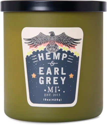 Vista 7 de Manly Indulgence Velas perfumadas de pino con pimienta para hombres, 2 mechas, mezcla de soja prémium de 15 onzas, quemaduras 60H, velas