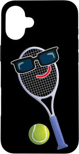 Vista 22 de Tennis Racket Tennis Ball Tennis Player Backhand Gift Case for iPhone 16