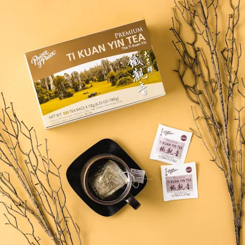 Vista 2 de Prince of Peace Té Ti Kuan Yin premium, 100 bolsas de té - Ti Kuan Yin - Prince Of Peace Tea - Bolsas de té Ti Kuan Yin - Oolong Tea Prince Of Peace