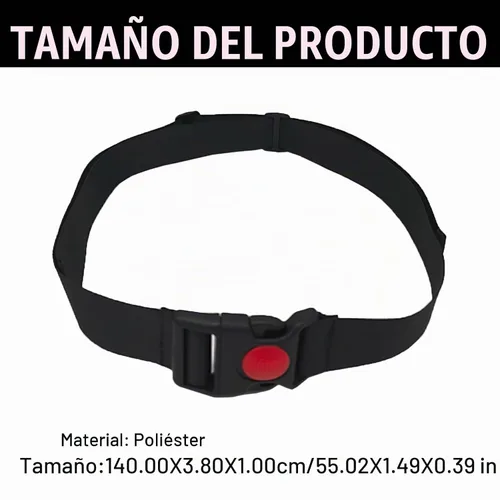 Vista 2 de Correas de repuesto para silla alta, 2 unidades, para cochecito de bebé, cinturón de seguridad de 2 puntos, arnés de seguridad para silla de bebé