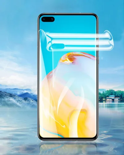 Vista 2 de Protector de pantalla de TPU flexible compatible con Samsung Galaxy Z Fold 3 5G, [3 unidades delanteras y 3 unidades en el interior]