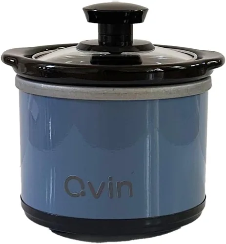 Vista 9 de Mini olla de cocción lenta 0.65qt (20oz) calentador, juego de ollas de fondue, olla de chocolate (acero inoxidable) (rosa)