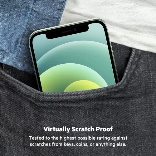 Vista 5 de Belkin ScreenForce InvisiGlass Ultra - Protector de pantalla para iPhone 11 Pro