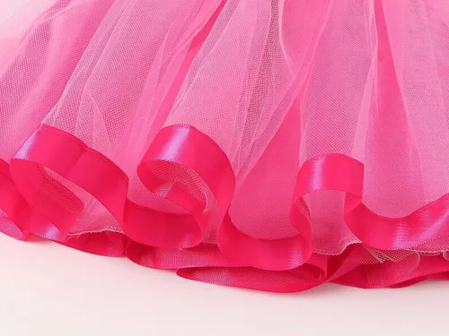 Vista 6 de AmzBarley Toddler Princess Costume Dress for Baby Girls Kids Birthday Party Halloween Dress Up with Accessories