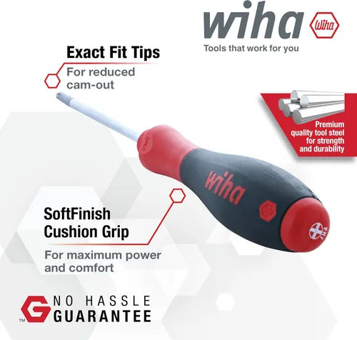Vista 6 de Wiha 30280 - Juego de 10 bandejas para destornilladores con agarre acolchado SoftFinish