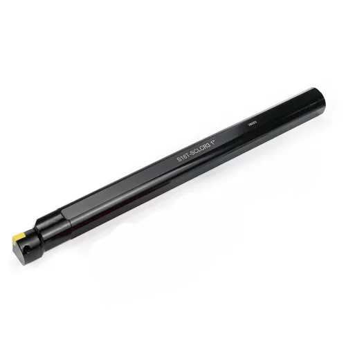 Vista 9 de OSCARBIDE Barra de mandrinar indexable de 1"x12", vástago de 1", longitud total de 12", Sclcr a mano derecha, insertos de carburo