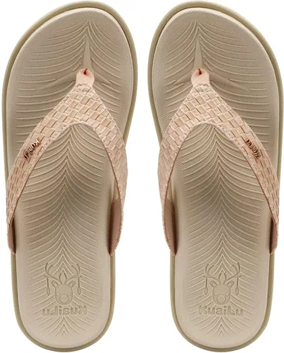 Vista 9 de KuaiLu - Sandalias para mujer, cómodas, buenas para fascitis plantar, buen soporte del arco, estilo pata de gallo, para interior o exterior en verano
