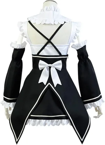 Vista 2 de Ya-cos Re Life in a Different World from Zero Manga Zero RemRam Maid - Disfraz de cosplay