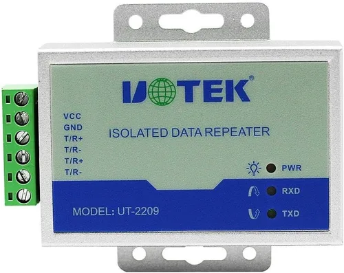 Vista 2 de UTEK UT-2209 RS-485 Repetidor fotoeléctrico de datos de aislamiento