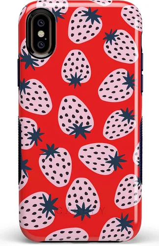 Vista 7 de Casely Funda para iPhone Xs Max Funda con estampado de festival (solo buenas vibraciones)