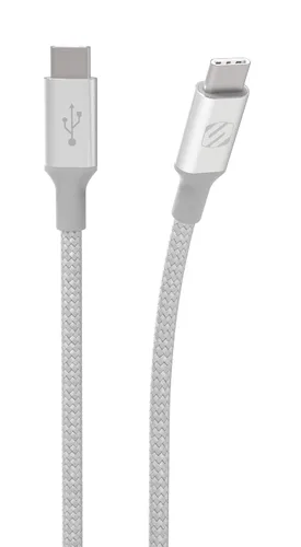 Vista 12 de Scosche CCB1-SP Strikeline Premium USB-C a USB-C Cable trenzado de carga y sincronización de 1 pie, color negro