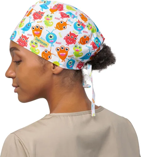 Vista 25 de Print Scrub Caps - Sombrero perfecto para enfermeras, médicos y EMTs..
